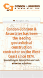 Mobile Screenshot of condon-johnson.com